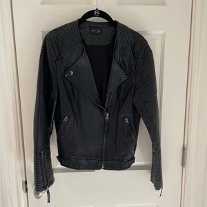 Topshop Faux Leather Jacket